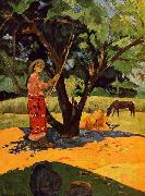 Paul Gauguin Picking Lemons oil painting artist